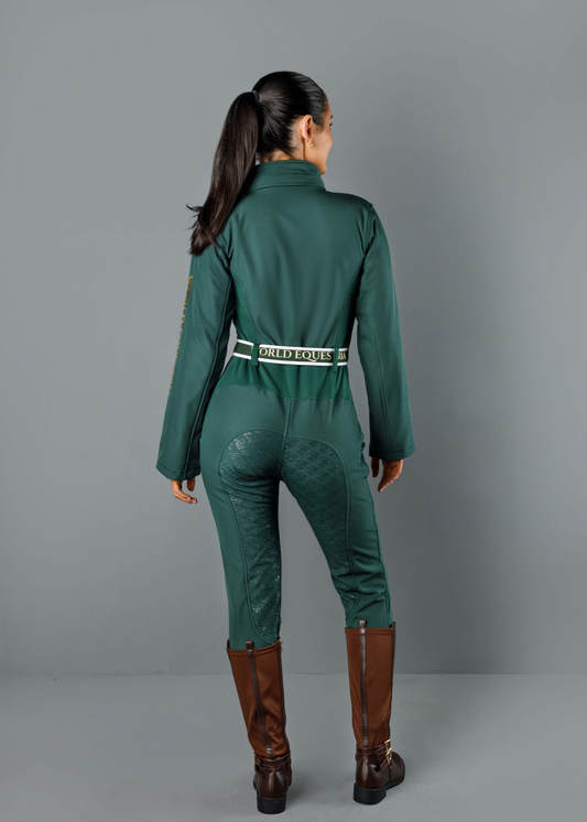 Equisuit® Ladies Waterproof & Windproof Equestrian Suit- Hunter's Diamond Grove